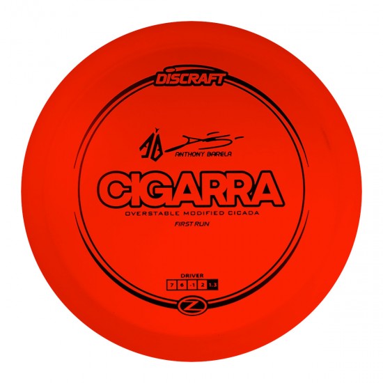First Run Z Cigarra Anthony Barela, Discraft stable Fairway Disc